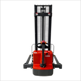 1.3T Full Electric Adjustable Straddle Stacker 2.5M Lift Lithium Battery