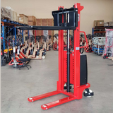 1.5Ton Semi-Electric Narrow Stacker 1.6M Lift