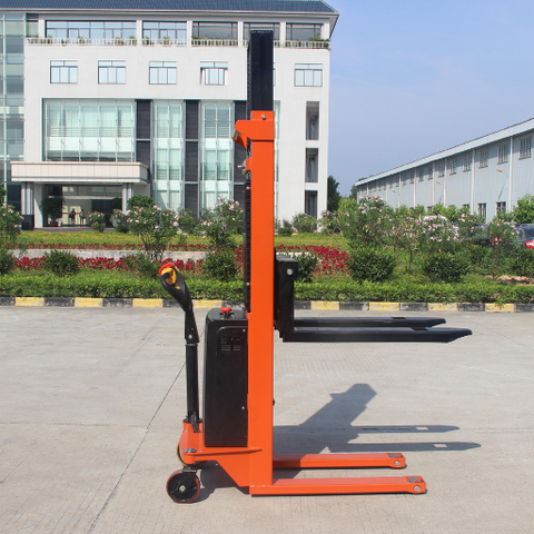 3.5Meter Full Electric Narrow Stacker Lifter 1.5Ton