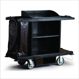 GRANDMAID Black Housekeeping Cart